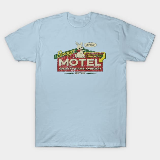Bunny's Motel T-Shirt by JCD666